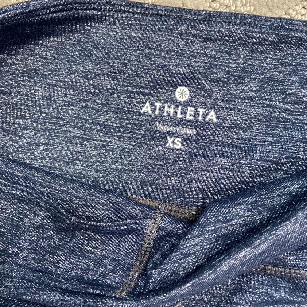 Athleta High Rise Capri Pants Heather Blue - Picture 5 of 8